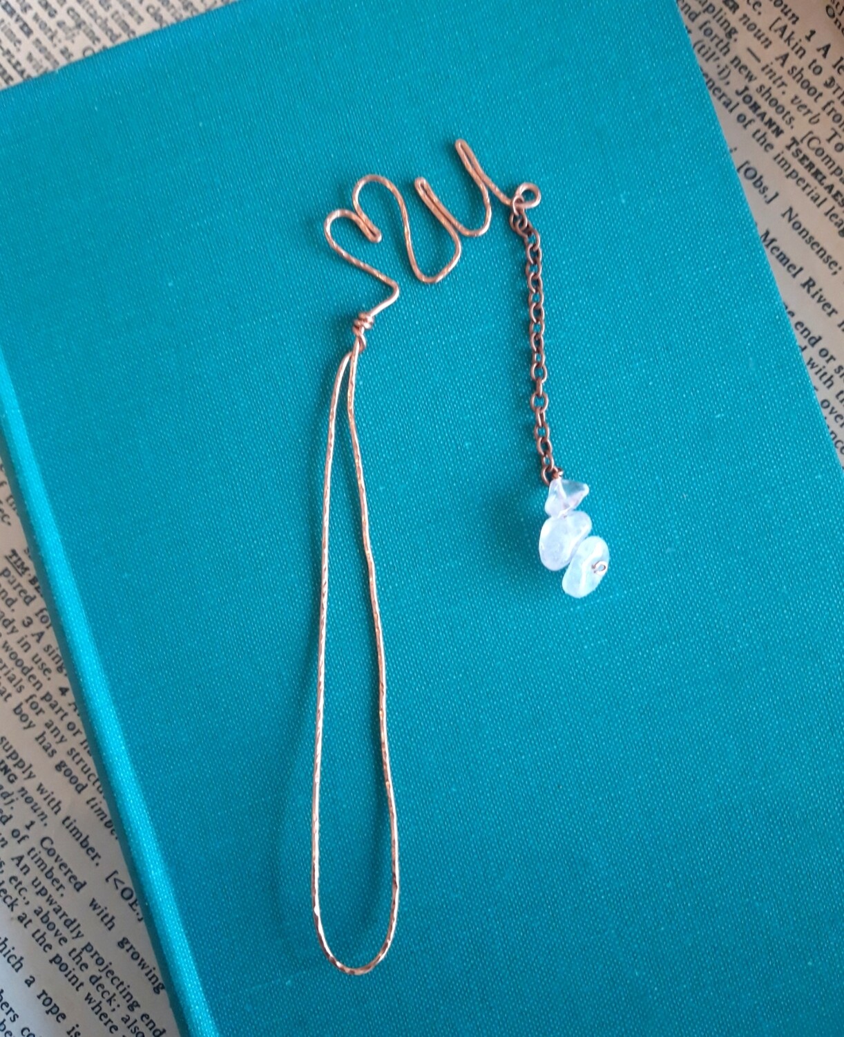Handmade 💜u Copper Bookmark