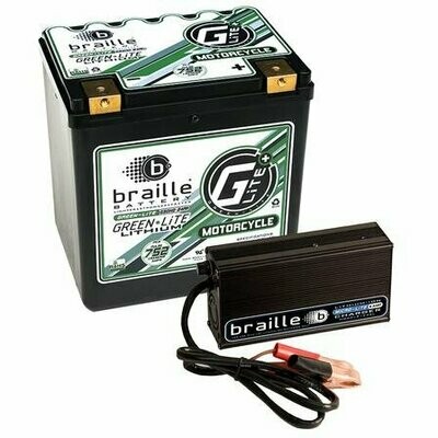 G30HC - GreenLite (Harley/Motorcycle Spec) Lithium Battery & 6 Amp Lithium Charger Combo