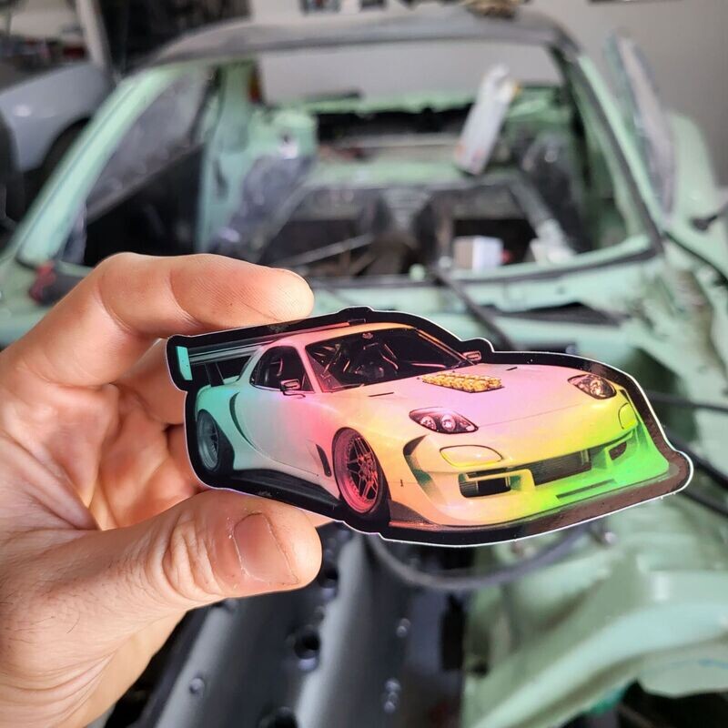 Limited Edition Holographic Pistachio Sticker