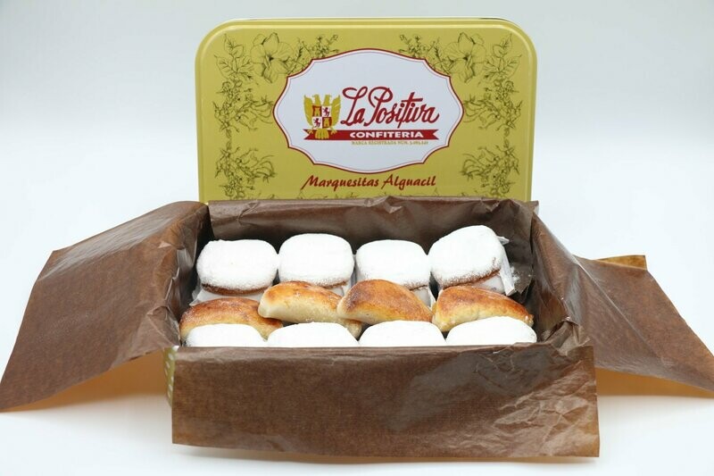 Caja Metálica Marquesitas  130g y Delicias 150g