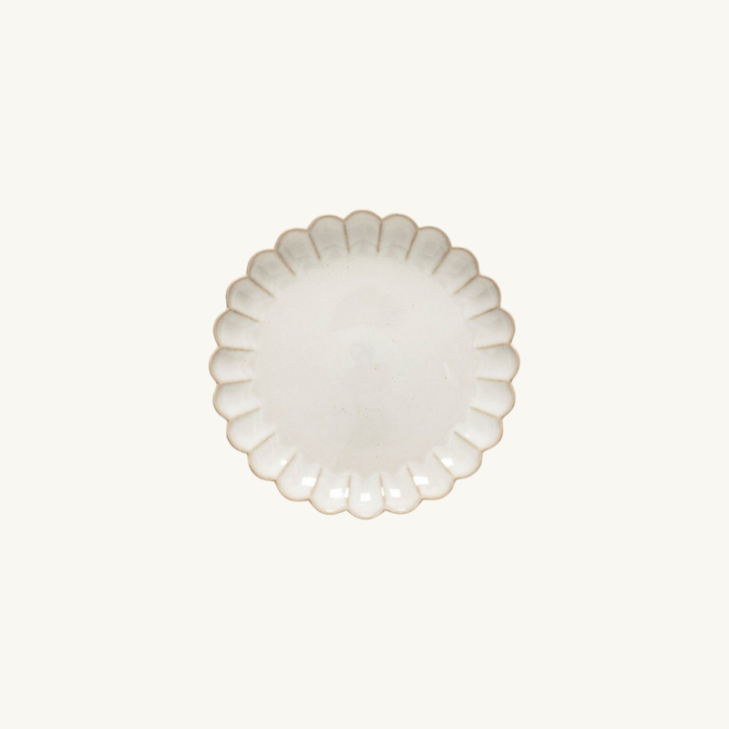 Assiette plate Sable blanc