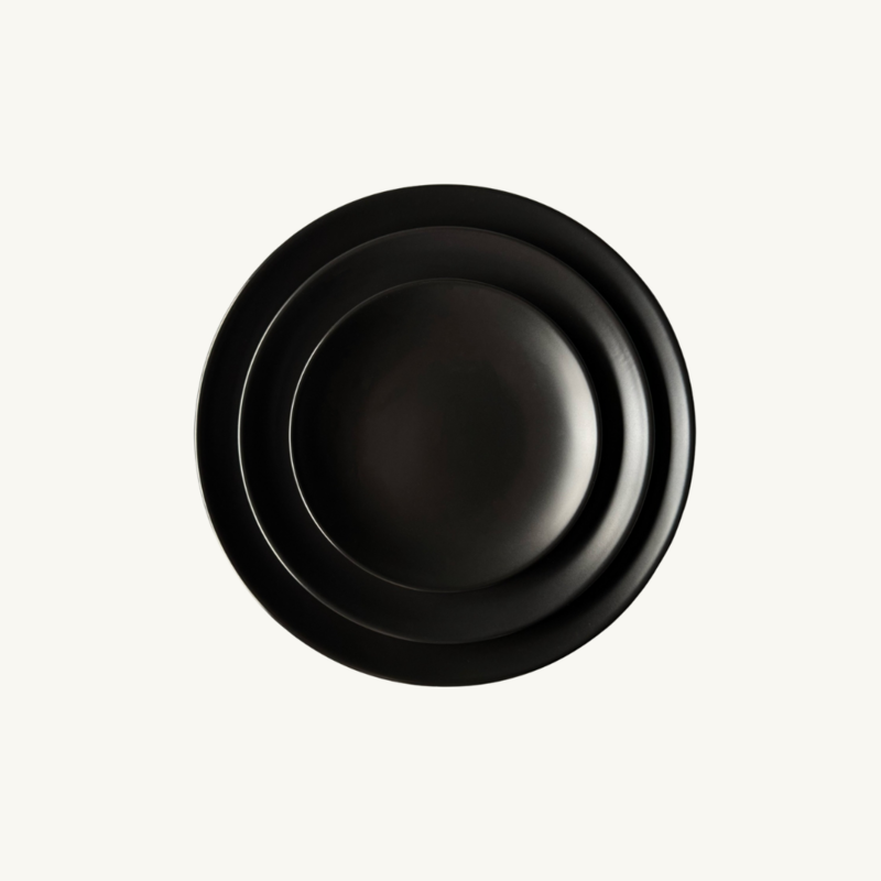 Assiettes en grès Bianca