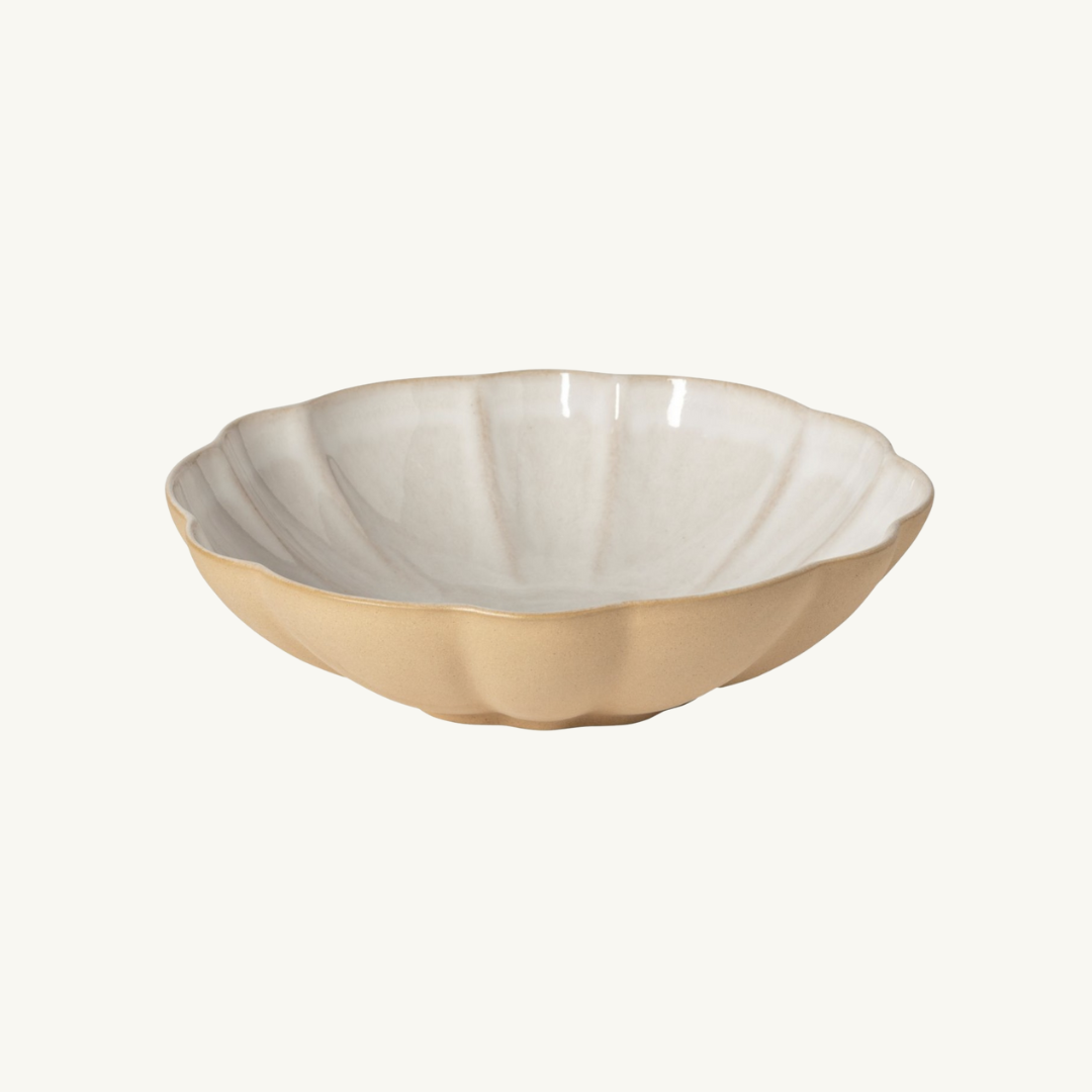 Assiette creuse Sable Blanc