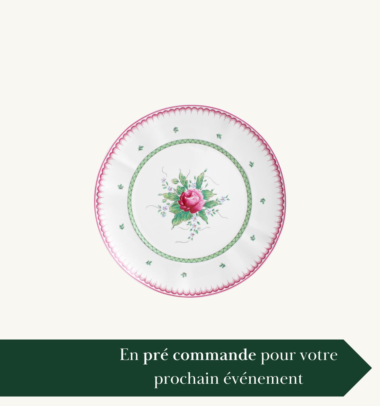 Assiette Plate Forence