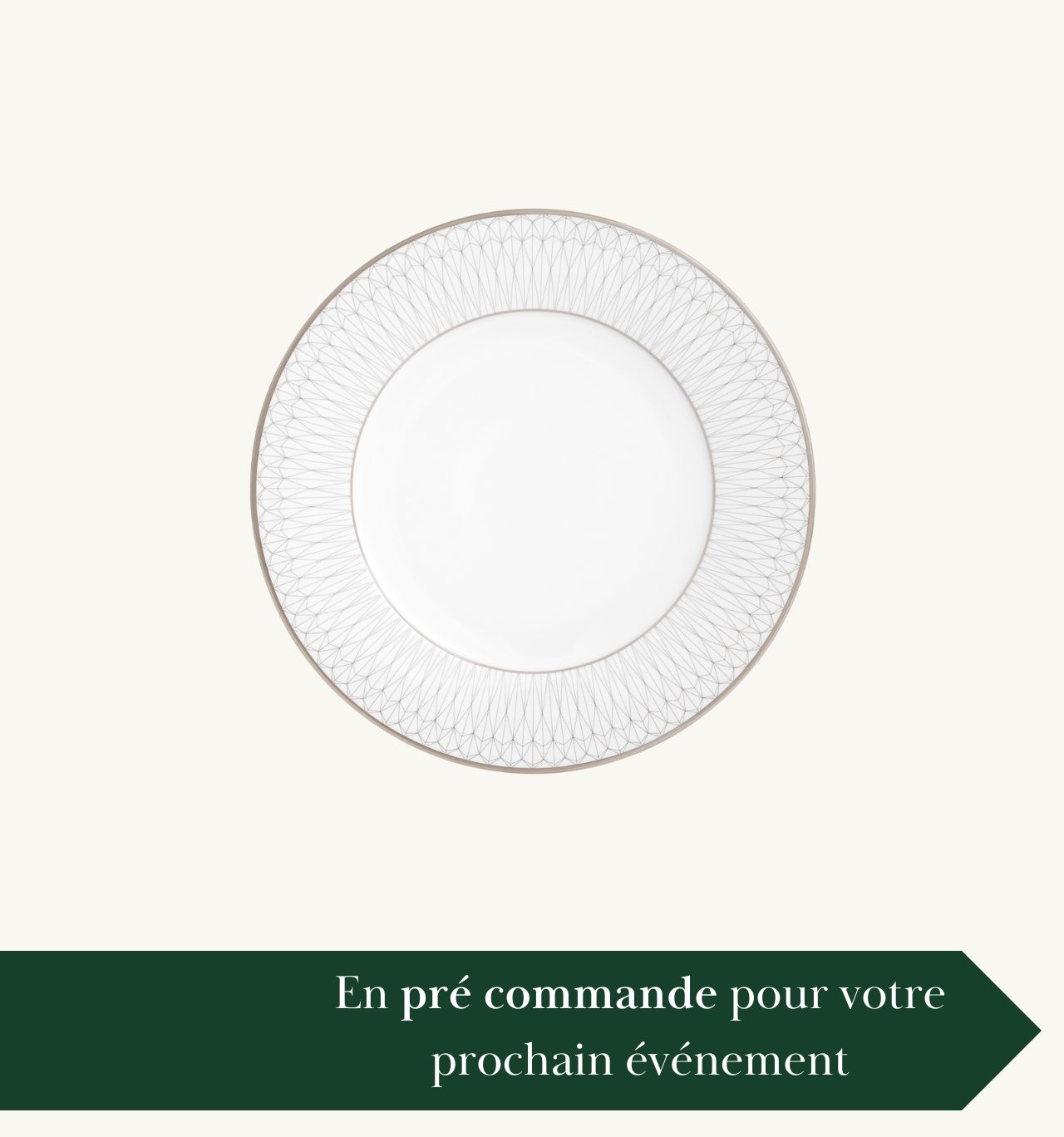Assiette Plate Bel Air