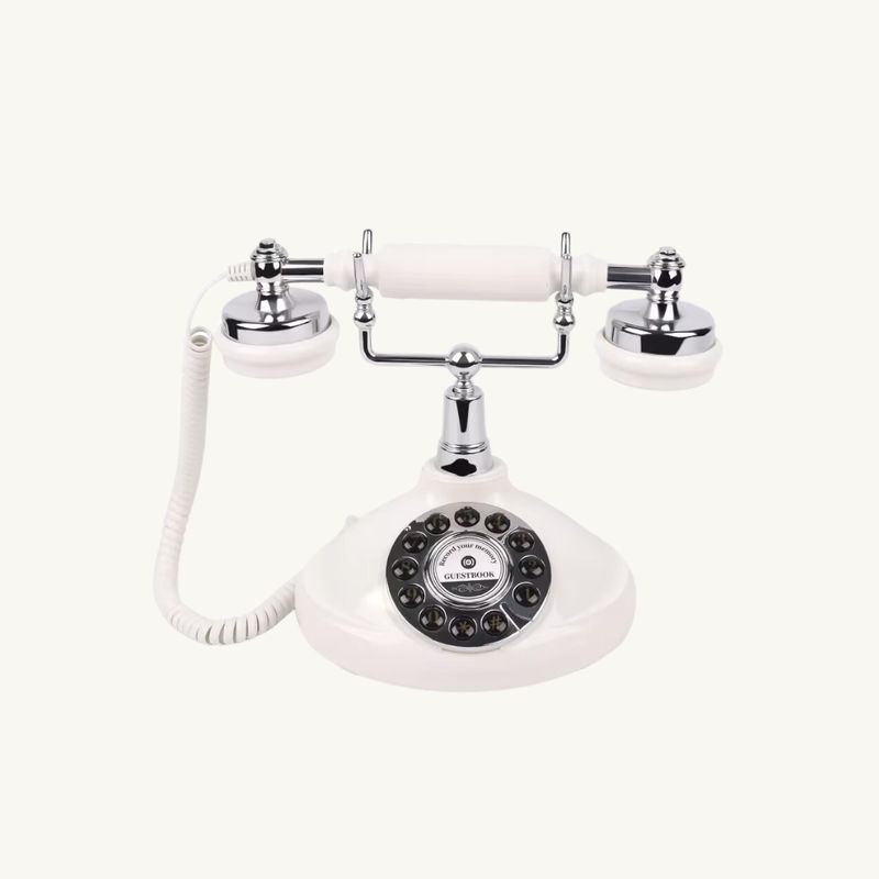 Livre d'Or - Audio Guest Book Retro