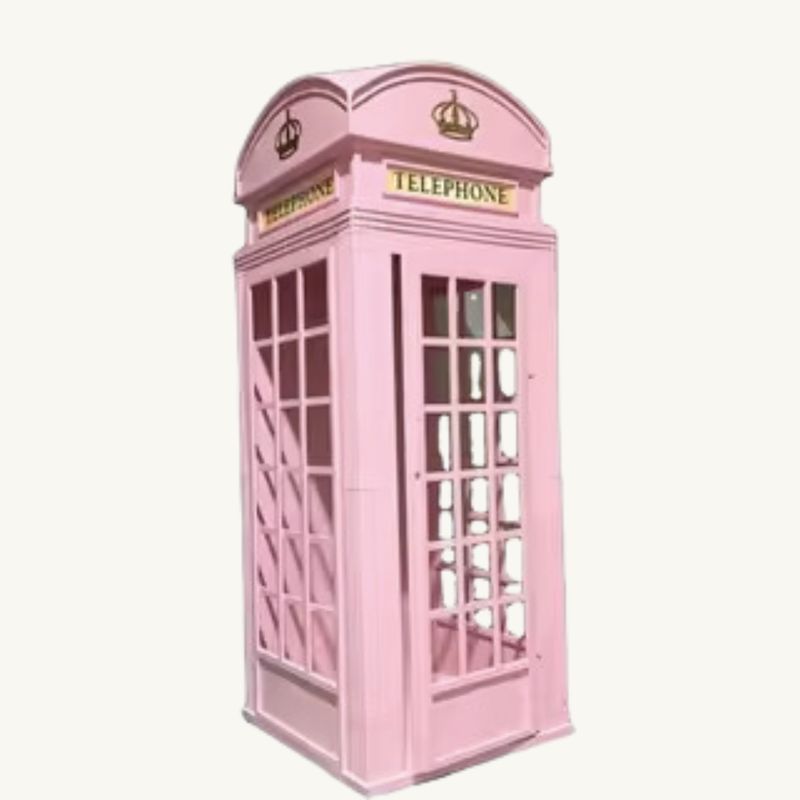 Phonebooth Cabine Téléphonique Rose