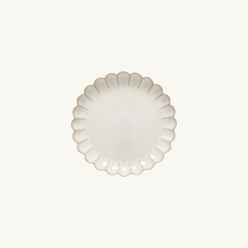 Assiette plate Sable blanc