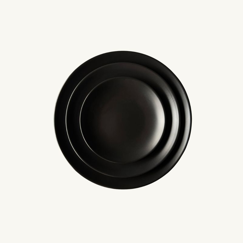 Assiettes en grès Bianca