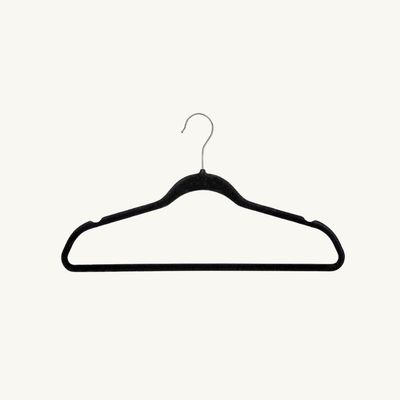 Cintres noirs en velours