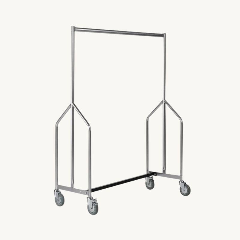 Portant à vêtements argenté Portant à vêtements argenté