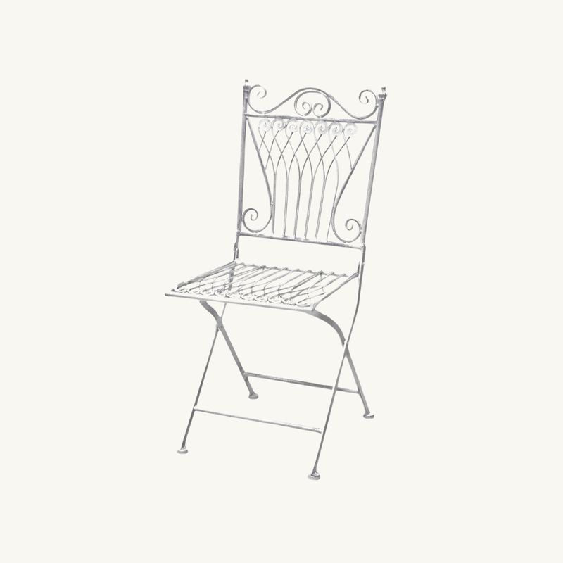 Chaise de Jardin en fer forgé Lola