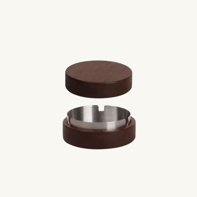 Cendrier Argenté en bois Porto