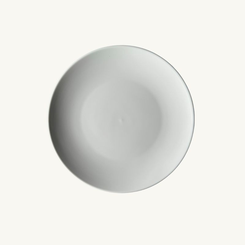 Assiette plate blanche Bianca