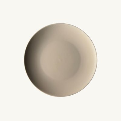 Assiette plate beige Bianca Assiette plate beige Bianca