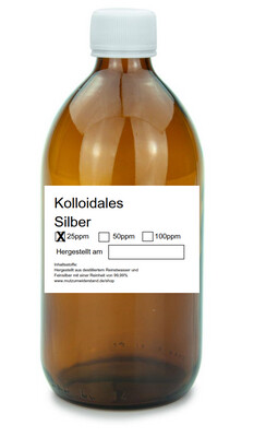 Kolloidales Silber 25ppm (500ml)