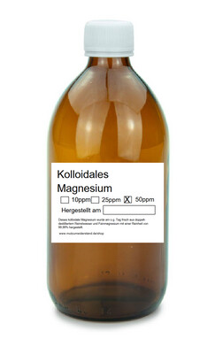 Kolloidales Magnesium 50ppm (500ml)