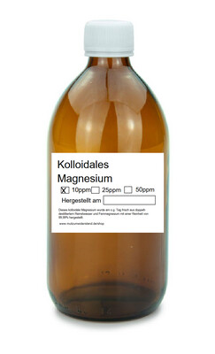 Kolloidales Magnesium 10ppm (500ml)
