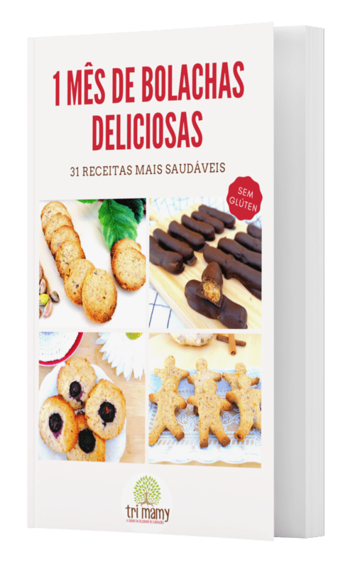 E-book 1 Mês de Bolachas e Biscoitos mais Saudáveis