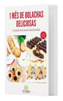 E-book 1 Mês de Bolachas e Biscoitos mais Saudáveis
