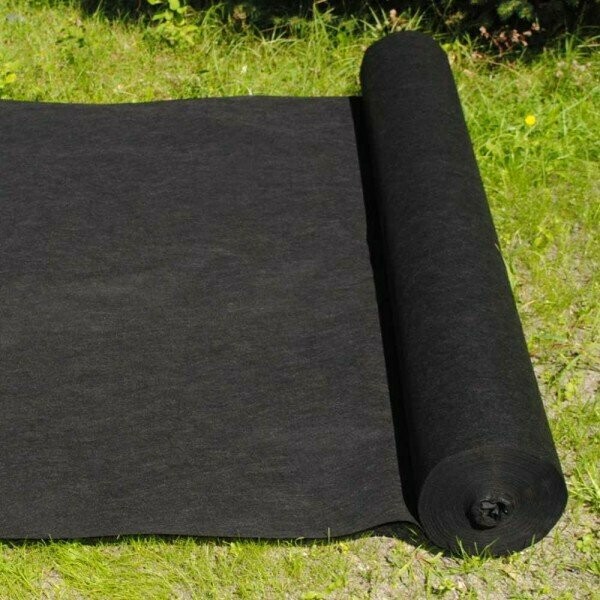 Garden fleece, weed fleece, mulch fleece P50 Agrotextil black 1,1x50m BxL