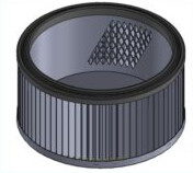 Vacuum cleaner filter for MASTERPROFI, 190x100mm