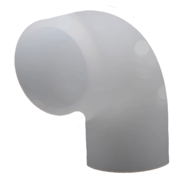 SYGEF Bogen 90° PVDF PN16 d32