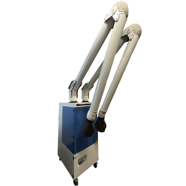 TEKA Cartmaster 2,2 welding fume extraction system with 2x 3,2m extraction arm TEKA Cartmaster 2,2 welding fume extraction system with 2x 3,2m extraction arm