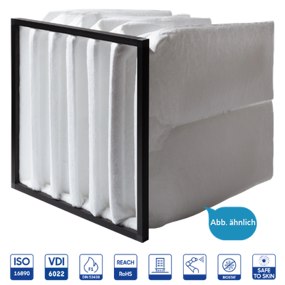 Pocket filter 592 x 592 x 300mm G4, ISO Coarse 60%, , TEKA 10034