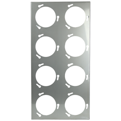 Mounting frame for 8 activated carbon filters, 610 x 305 x 70 mm