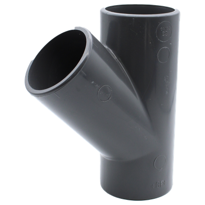 T-Stück 45 PVC-U d75 721250112 T-Stück 45 PVC-U d75 721250112