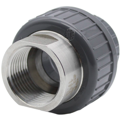 Übergangsverschraubung PVC-U/Edelstahl IG 40-11/4 Übergangsverschraubung PVC-U/Edelstahl IG 40-11/4" 721540209