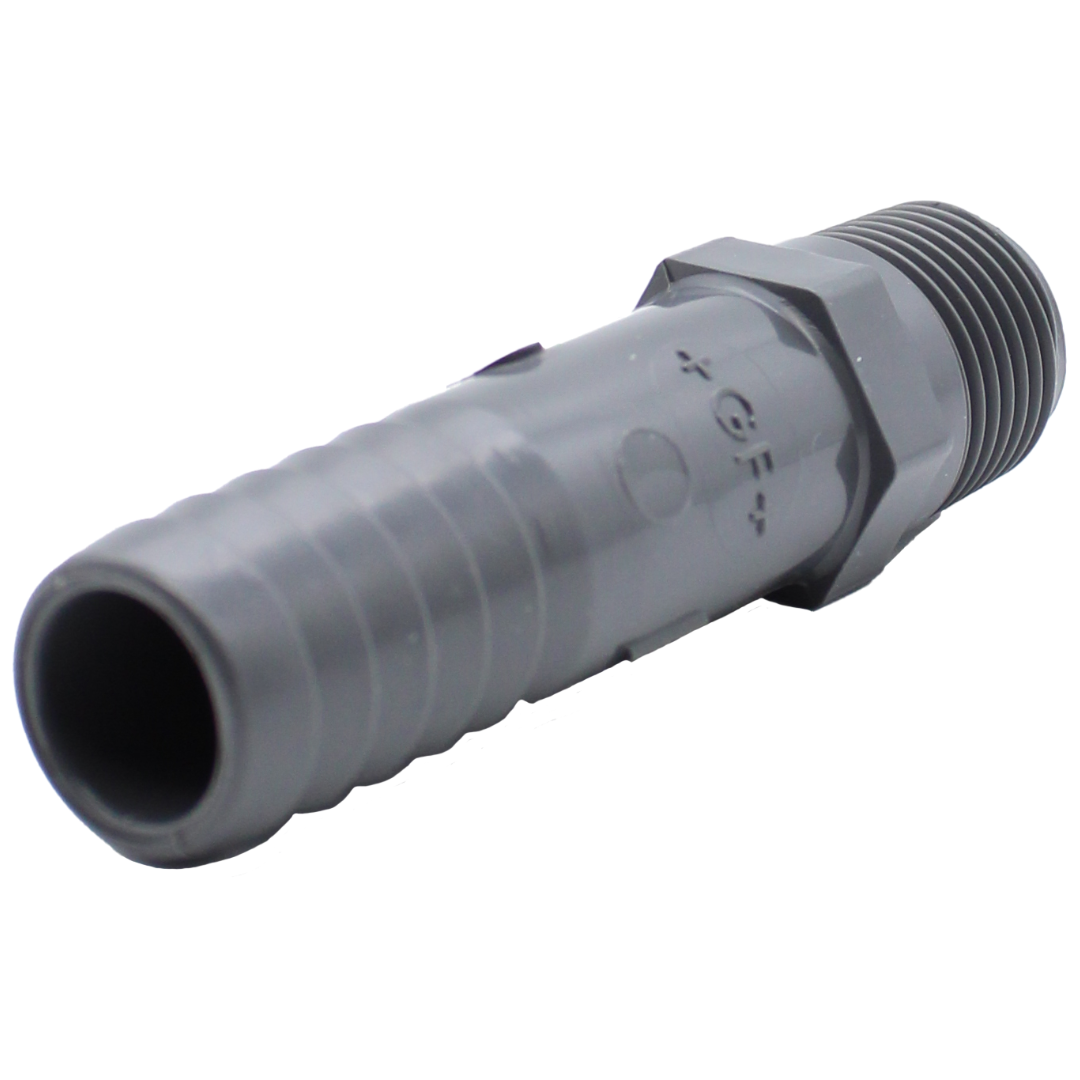 Druckschlauchtülle AG PVC-U d16-3/8 Druckschlauchtülle AG PVC-U d16-3/8" 721960705