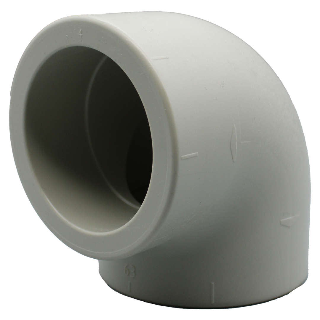 Winkel 90 PP-H d25 727100107 Winkel 90 PP-H d25 727100107