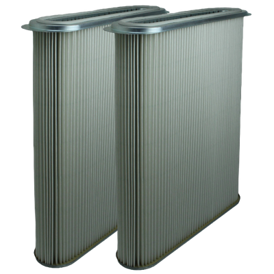 Cartridge filter, suitable for Nederman NOM 18, 1 Set (2pcs.) 12373655