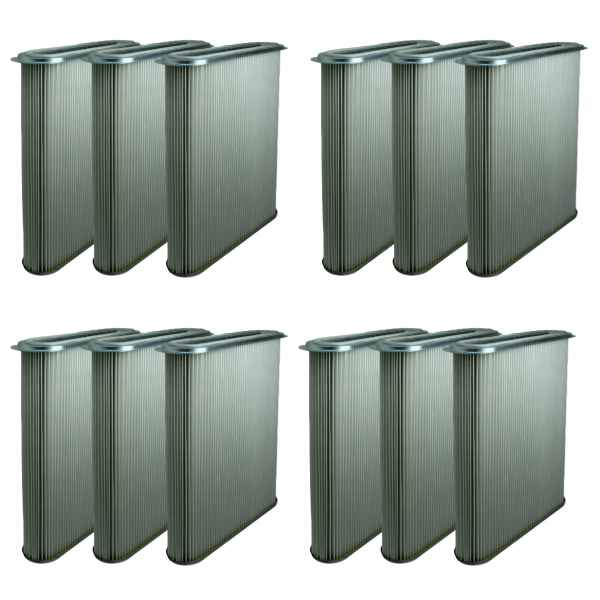 Main filter for Nederman NOM 112, 4 sets (12pcs.) 12373680