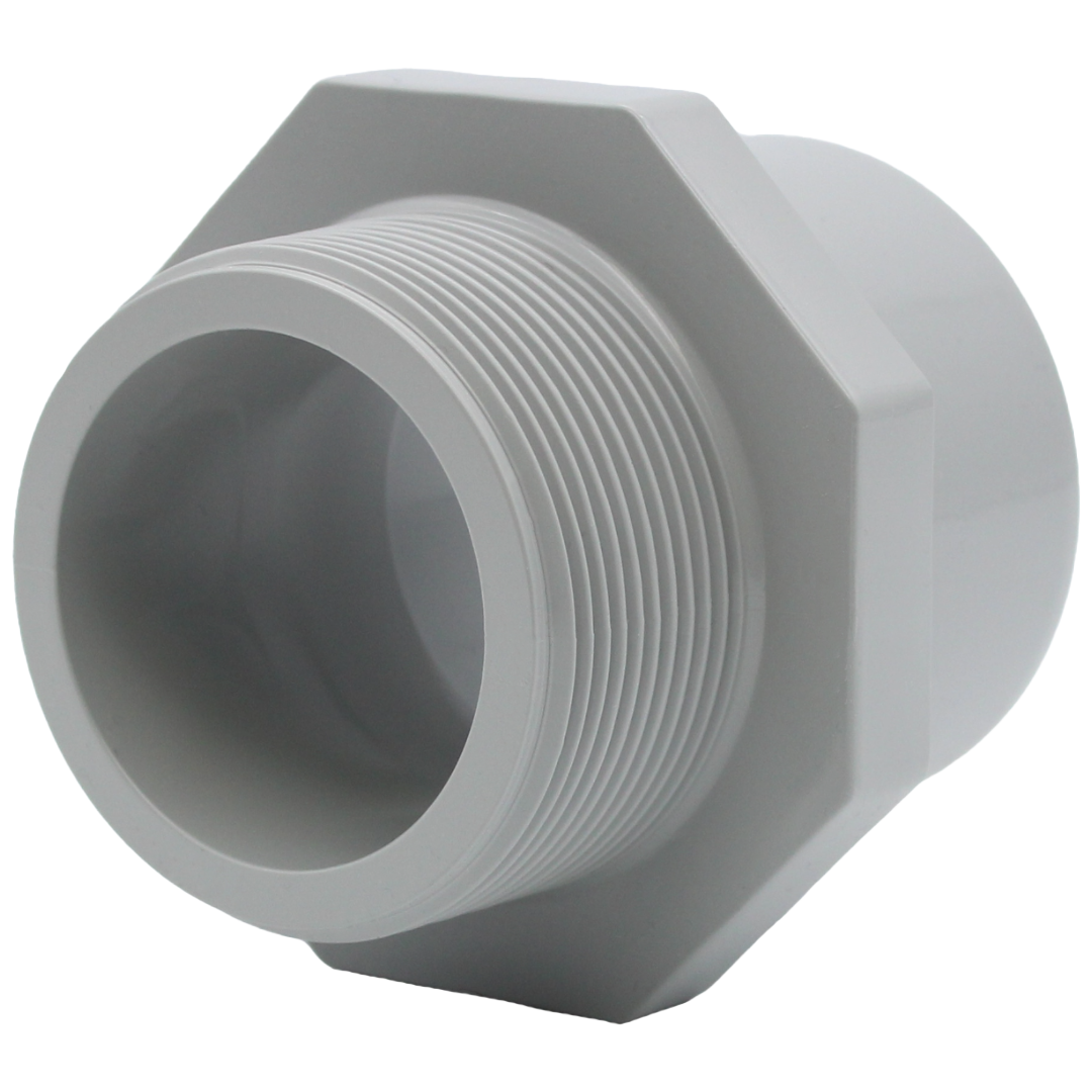 Übergangsmuffennippel PVC-C metrisch R PN16 d50+63 - 2 Übergangsmuffennippel PVC-C metrisch R PN16 d50+63 - 2" 723910561