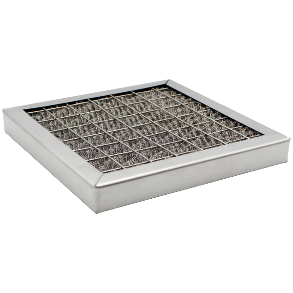 Stainless steel mesh filter, grease filter, pre-filter 200x200x25mm