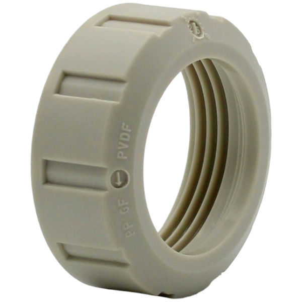 Überwurfmutter PP-H d16-20 DN10-15 167482712 Georg Fischer +GF+ PP-H Cap Nut, d16–d20, for Types 546/542, 561/562, 591/595