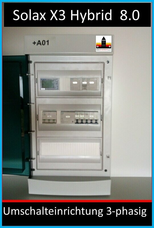 SOLAX X3 Hybrid 8.0 -Umschalteinrichtung 3-phasig - Echter Inselbetrieb bei Stromausfall- SOLAX X3 Hybrid 8.0 -Umschalteinrichtung 3-phasig - Echter Inselbetrieb bei Stromausfall-