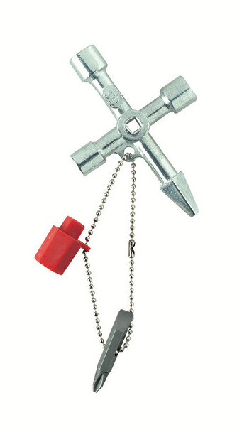 9918150000 WEIDMULLER LLAVE DE CRUZ PARA GABINETE 4 LLAVES