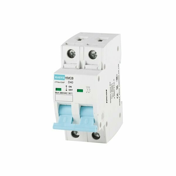 KMCBC252P KACON INTERRUPTOR TERMOMAGNETICO EN RIEL DIN 2 POLOS 25 AMP CURVA C