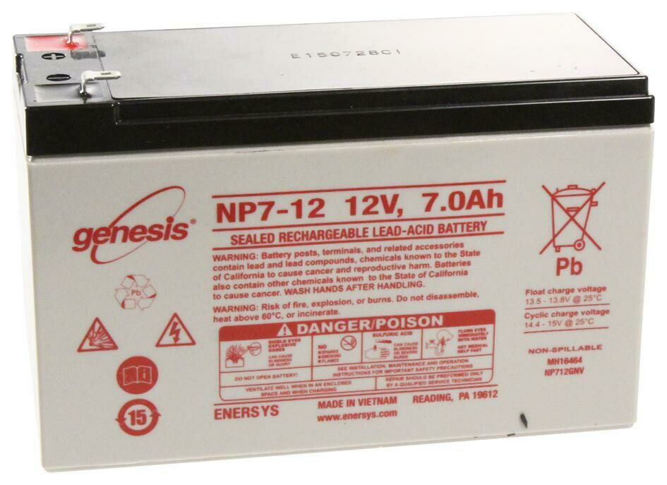 NP7-12 GENESIS BATERIA SELLADA 12V 7 AMPH