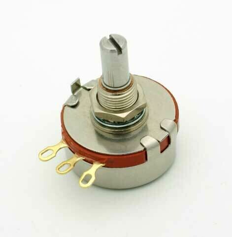 RV45K MKELECTRO POTENCIOMETRO DE ALAMBRE 5 KOMHS 1 VUELTA VASTAGO CORTO