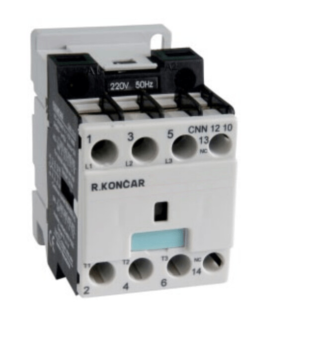 CNN121024VDC RADE KONCAR CONTACTOR 12 AMP BOBINA 24 VDC 1NA