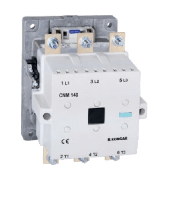 CNM14022220V RADE KONCAR CONTACTOR 140 AMP BOBINA 220 VAC 2NA+2NC