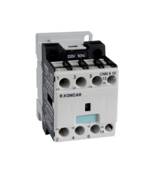 CNN910220V RADE KONCAR CONTACTOR 9 AMP BOBINA 220 VAC 1 NA CNN910220V RADE KONCAR CONTACTOR 9 AMP BOBINA 220 VAC 1 NA