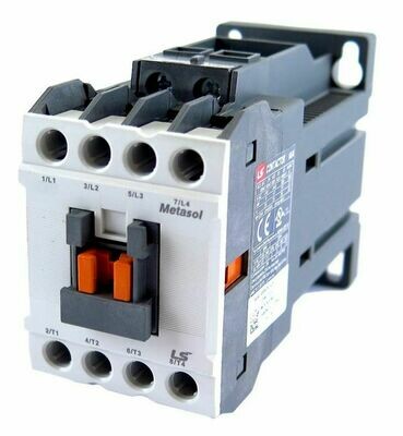 Contactor Magnético Tripolar MC18B-24VAC 18 A Bobina 24 VAC | 1NA + 1NC LS ELECTRIC