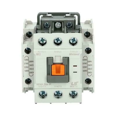 Contactor Magnético Tripolar MC40B-220V 40 A Bobina 220 VAC | 2NA + 2NC LS ELECTRIC