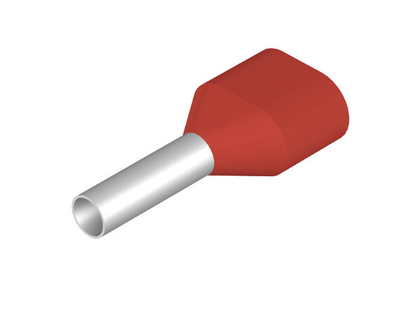 9004410000 WEIDMULLER TERMINAL PUNTERA HUECA DOBLE CAL 16AWG ROJO